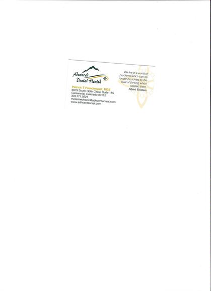 Advanced Dental Health - Patrick T Prendergast DDS