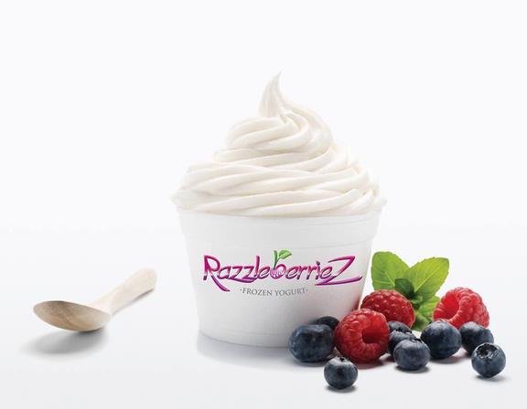 Razzle Berriez Yogurt Logo