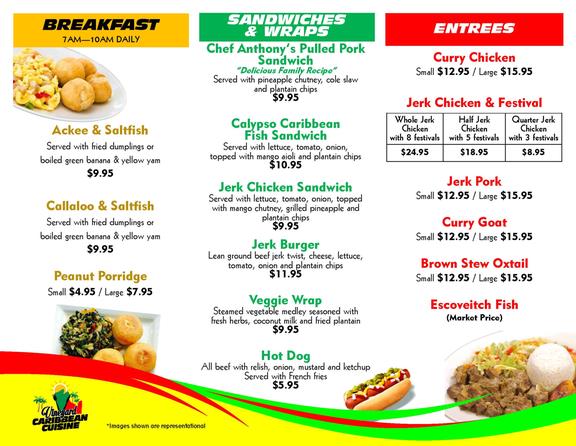 Vineyard Caribbean Cuisine