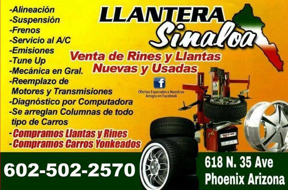 Llantera Culiacan and Auto Repair Image