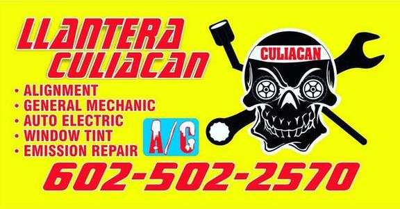 Llantera Culiacan and Auto Repair Logo