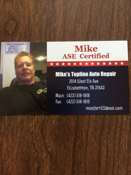 Mike&apos;s Topline Auto Repair Logo